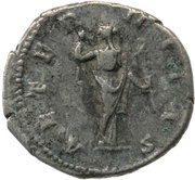 Denarius - Faustina the Younger AETERNITAS; Aeternitas, Rome, 176-180 reverse image