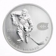 50 Cents - Elizabeth II Maurice Richard, Canada, 2005 reverse image