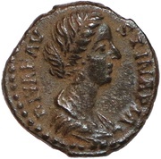Denarius - Faustina the Younger CONSECRATIO obverse image