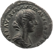 Denarius - Faustina the Younger CONSECRATIO obverse image