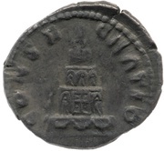Denarius - Faustina the Younger CONSECRATIO, Rome, 176-180 reverse image