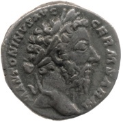 Denarius - Marcus Aurelius TR P XXXI IMP VIIII COS III P P; Annona obverse image