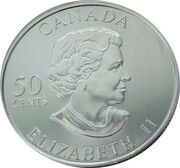 50 Cents - Elizabeth II Dave Keon obverse image