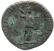 Denarius - Commodus IVNONI SISPITAE TR P II IMP II COS P P; Juno Sospita, Rome, 177 reverse image
