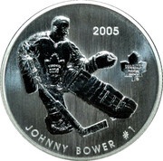 50 Cents - Elizabeth II Johnny Bower, Canada, 2005 reverse image