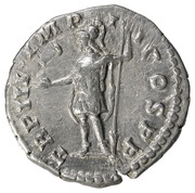 Denarius - Commodus TR P III IMP II COS P P; Roma and Victory, Rome, 177-178 reverse image