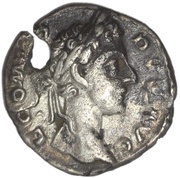 Denarius - Commodus COS P P; Salus obverse image