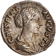 Denarius - Crispina CONCORDIA; Concordia obverse image