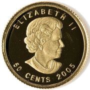 50 Cents - Elizabeth II Voyageurs obverse image
