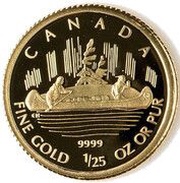 50 Cents - Elizabeth II Voyageurs, Canada, 2005 reverse image
