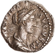 Denarius - Crispina IVNO; Juno obverse image