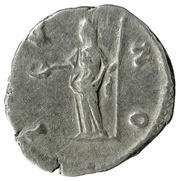Denarius - Crispina IVNO; Juno, Rome, 178-191 reverse image