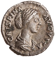 Denarius - Crispina VENVS FELIX; Venus obverse image