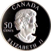50 Cents - Elizabeth II Golden Daisy obverse image