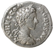 Denarius - Commodus TR P IIII IMP II COS P P; Salus obverse image