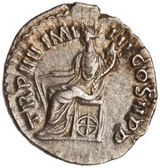 Denarius - Commodus TR P IIII IMP III COS II P P; Fortuna, Rome, 179 reverse image