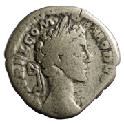 Denarius - Commodus TR P IIII IMP III COS II P P; Salus obverse image