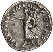 Denarius - Commodus TR P IIII IMP III COS II P P; Victory, Rome, 179 reverse image