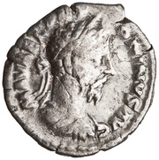 Denarius - Marcus Aurelius TR P XXXIIII IMP X COS III P P; Fortuna obverse image