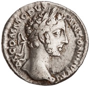 Denarius - Commodus TR P V IMP IIII COS II P P obverse image