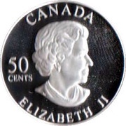 50 Cents - Elizabeth II Silvery Blue Butterfly obverse image