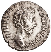 Denarius - Marcus Aurelius Divus CONSECRATIO obverse image