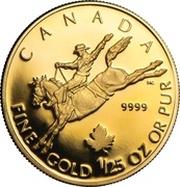 50 Cents - Elizabeth II Cowboy, Canada, 2006 reverse image