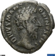 Denarius - Marcus Aurelius Divus CONSECRATIO obverse image