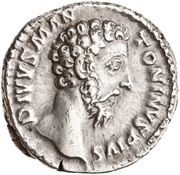 Denarius - Marcus Aurelius Divus CONSECRATIO obverse image