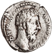 Denarius - Marcus Aurelius Divus CONSECRATIO obverse image