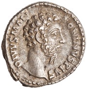 Denarius - Marcus Aurelius Divus CONSECRATIO obverse image