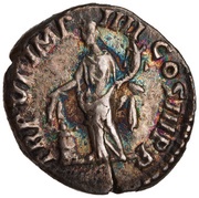 Denarius - Commodus TR P VI IMP IIII COS III P P; Annona, Rome, 181 reverse image
