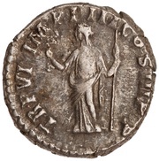 Denarius - Commodus TR P VI IMP IIII COS III P P; Felicitas, Rome, 181 reverse image