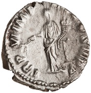 Denarius - Commodus TR P VI IMP IIII COS III P P; Pax, Rome, 181 reverse image