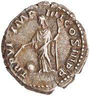 Denarius - Commodus TR P VI IMP IIII COS III P P; Providentia, Rome, 181 reverse image