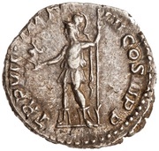 Denarius - Commodus TR P VII IMP IIII COS III P P; Roma and Victory, Rome, 181-182 reverse image