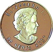 50 Cents - Elizabeth II The Wolf obverse image
