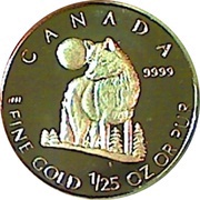 50 Cents - Elizabeth II The Wolf, Canada, 2007 reverse image