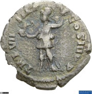 Denarius - Commodus TR P VII IMP V COS III P P; Roma and Victory, Rome, 182 reverse image