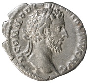 Denarius - Commodus TR P VII IMP V COS III P P; Providentia obverse image