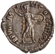 Denarius - Commodus TR P VIII IMP VI COS IIII P P; Minerva, Rome, 183 reverse image