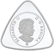 50 Cents - Elizabeth II Milk Delivery; Triangular coin obverse image