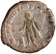Denarius - Commodus P M TR P VIIII IMP VI COS IIII P P; Genius, Rome, 183-184 reverse image