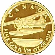 50 Cents - Elizabeth II De Havilland Beaver, Canada, 2008 reverse image