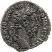 Denarius - Commodus P M TR P VIIII IMP VI COS IIII P P; Pax obverse image