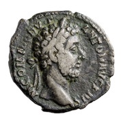 Denarius - Commodus P M TR P VIIII IMP VII COS IIII P P; Genius obverse image