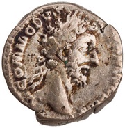 Denarius - Commodus P M TR P VIIII IMP VII COS IIII PP obverse image