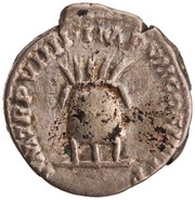 Denarius - Commodus P M TR P VIIII IMP VII COS IIII PP, Rome, 184 reverse image