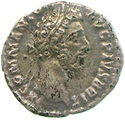 Denarius - Commodus P M TR P VIIII IMP VII COS IIII P P obverse image