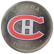 50 Cents - Elizabeth II Montreal Canadiens, Canada, 2009 reverse image
